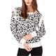 thumbnail image 1 of Suéter Rachel Zoe con Volantes y Hombros para Mujer Blanco Pequeño, 1 of 2