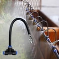 thumbnail image 1 of Fiudx Ofertas relámpago del día Boquilla universal de riego automático, boquilla de pulverización giratoria de flexión ajustable de inserción rápida, boquilla atomizadora de pulverización de agua ade, 1 of 7