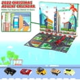 thumbnail image 3 of Advent Calendar 2022 Christmas Advent Calendar for Kids Advent Calendar with Alloy Vehicle and Helicopter 24 Days Countdown Calendar Vehicles Toy for Boys, Kids, 3 of 7
