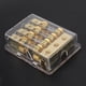 thumbnail image 2 of Tenedor del fusible del coche, bloque 1 de la caja del portafusibles de la cuchilla del circuito de audio estéreo automático del coche de 12V 60A en 4 salidas, 2 of 8