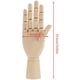 thumbnail image 5 of Modelo de mano de madera Escultura de mano Maniquí de madera Mujer Artista corporal Modelo articulado articulado (10 pulgadas derecha), 5 of 5