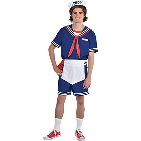 Party City Steve Scoops Ahoy Halloween Costume for Men, Stranger Things with