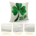 thumbnail image 4 of TIAOTIAOHOU St Patricks Day Pillow Covers Green Buffalo Plaid Clover Shamrock Pillow Case Happy Saint Patricks Day Decorations for Home Cushion Covers Decor for Sofa Couch Bed, 4 of 5