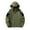 Men Army Green Hooded, variant on Men's Outdoor Lightweight Windbreaker Jacket with Hood - Versatile Utility Jacket for Hiking, Fishing, and Casual Work Black XXL