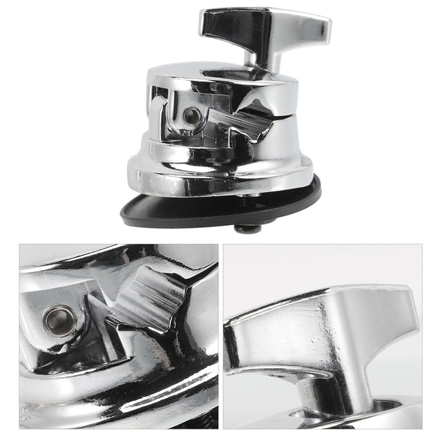 IDEANATEGRATE Base Metálica Plateada Para Tom Compatible Con Kit De Batería Para Uso En