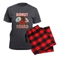 thumbnail image 5 of CafePress - Donut Squad Donut Lover Women's Charcoal Pajamas - Women's Short Sleeve Print T-Shirt and Pants Charcoal Gray Cotton Pajama Set, 5 of 7