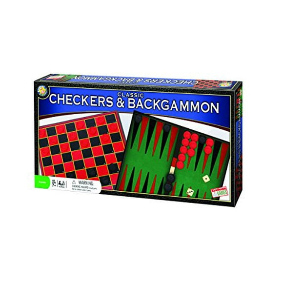 Jeu de Dames Classiques et de Backgammon - pour les Enfants de 7 Ans et Plus