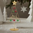 thumbnail image 6 of Tabletop Mini Christmas Tree,Artificial Tabletop Christmas Tree with Lights,Tabletop Metal Christmas Tree Wrought Iron Ornament Display Stand Christmas Ornament,Desktop Decorations Mini Xmas Tree, 6 of 6