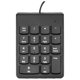 thumbnail image 3 of Teclado numérico USB - Teclados numéricos Mini teclado numérico portátil para computadora de escritorio Teclado numérico portátil 19 teclas, 3 of 5