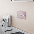 thumbnail image 6 of Dailycode Light Switch Plate Covers 2 Gang Wall Plate Plastics Outlet Covers for Kitchen Home Office Decor Light Pink Gold Marble, 6 of 8