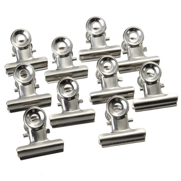 Mini Metal Spring Clamp 10Pcs Small All Purpose Clip Paper Photo Craft Fixing Fastener Accessories