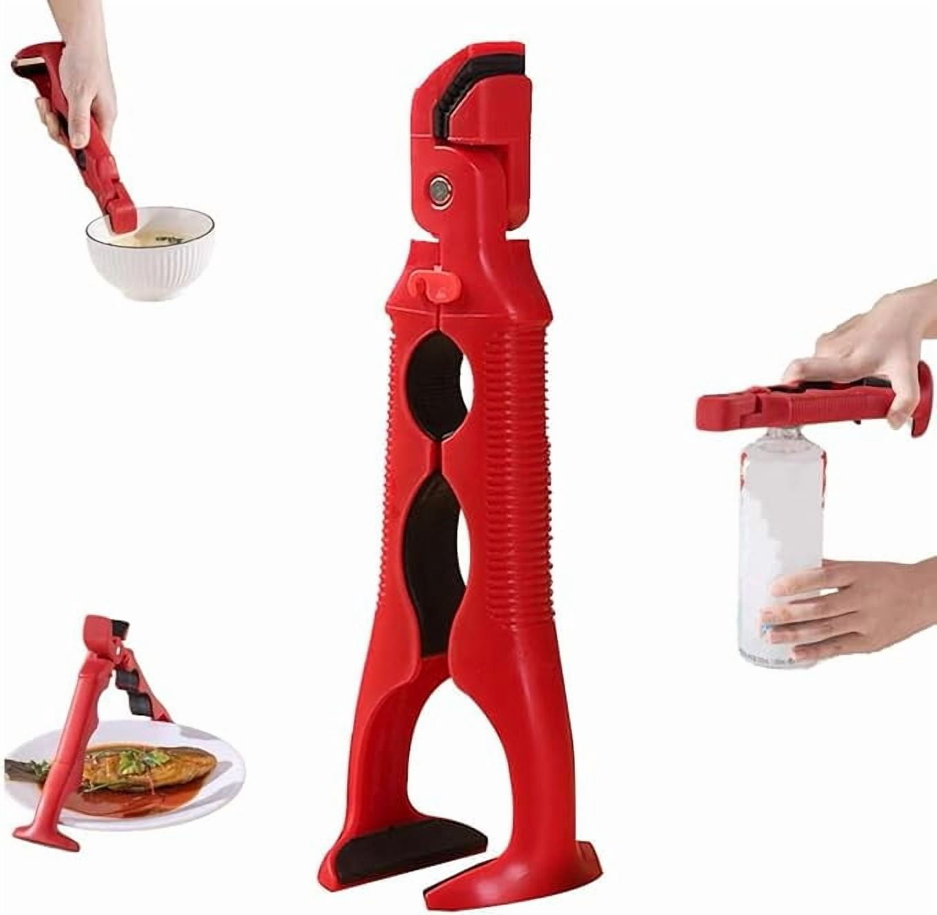 3-in-1 Hot Plate Gripper With Lock, Multi-Angle Anti-Scald Bowl