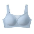 thumbnail image 5 of SXcggal Non Wired Bra Women's Padded Full Cup Bra Without Underwire With Padding Seamless Bustier Bralette Breathable Soft Sexy Cozy Breathable Women's Underwear, 5 of 5