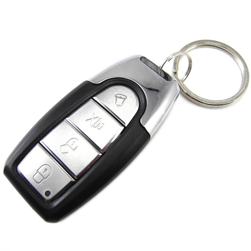 Anself Universal Car Alarm System, Non Destructive Install, 12V Automobile Device, 7 Levels Sensitivity