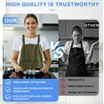 thumbnail image 6 of Adjustable Waterproof Oil-Proof Kitchen Apron with Pockets - Lightweight Comfortable Unisex Cooking Workwear for Home and Catering, 6 of 6