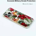 thumbnail image 5 of Deep Red Flower Case for iPhone 14 Pro Max,Aesthetic Colourful Floral Pattern Soft TPU Full Cover Case, 5 of 5
