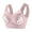 #1_Pink, variant on Cleaning Sports Bras For Women One Piece Bow Tie Bra 18 Hour Full-Coverage Brassiere Seamless Front Closure Bralettes Closure Wireless Support Push-Up Underwear Training Yoga Bra