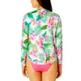 thumbnail image 3 of Hurley Womens Long Sleeve Rash Guard Tee (White Floral, Medium), 3 of 3