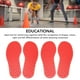 thumbnail image 3 of Marcadores De Piso En Forma De Pie, Marcadores De Pies 2 Pares De PVC Educativo Resistente Al Desgaste Para Jardín De Infantes, 3 of 7