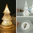 thumbnail image 4 of 3 Layer Rotating Christmas Tree Night Light Battery Operated Warm White Multicolor Plastic Holiday Decor, 4 of 6