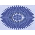 thumbnail image 1 of Ahgly Company Machine Washable Indoor Rectangle Transitional Blue Area Rugs, 8' x 12', 1 of 7