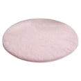 thumbnail image 5 of Mdesiwst Kids Room Rug Super Soft Luxury Round Fluffy Area Rug Anti-slip Bottom Comfortable Plush 120cm Solid Color Bedroom Nursery Area Carpet Nursery Area, 5 of 8