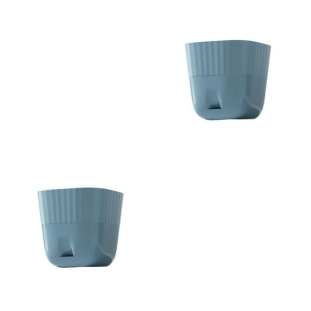Inteprter Maceta nórdica con agujeros, bandejas, macetas para plantas de interior, drenaje, transpirable, conveniente, decoración de jardín Type2 NO2