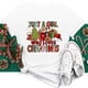 thumbnail image 1 of Camiseta con estampado de árbol de Navidad para mujer, ropa juvenil, Tops, 2023, 1 of 5