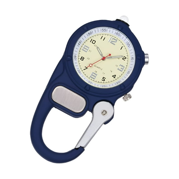 DESIGNICE 2026 New Carabiner Light Watch Led Clip on Watches Wrist Men Hikers Pocket Digital Number Travel, for Outdoor Adventures, Hiking, Camping, Traveling, and Everyday Wear.
