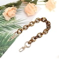 thumbnail image 4 of Unique Bargains 1 Pc Round Handbag Chain Strap 14.57" Dark Coffee Color Acrylic, 4 of 5