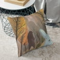 thumbnail image 6 of Square Throw Pillow Covers with Core, Rabbit in the Forest in Autumn Pillows for Sofa Beds, 20"x20", 6 of 9
