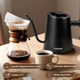 thumbnail image 2 of SANGKEE Hervidor Eléctrico Cuello de Cisne y Control de Temperatura, 1200W Tetera Eléctrica Rápido para Café de Goteo, Té y Agua Caliente, Acero, 2 of 8