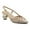 Beige, variant on XYD Women Pointed Toe Slingback Pumps Buckled Thin Strap Crystal Low Heels Elegant Dressy Party Woven Shoes Size 11.5 Green