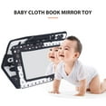 thumbnail image 3 of Baby Floor Mirror Toy, Easy Hanging Baby Mirror Book Toy  For Car Black White, 3 of 8