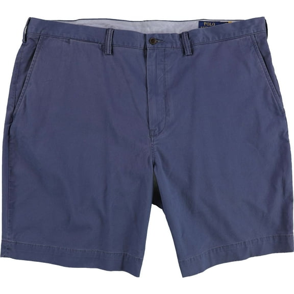 Ralph Lauren Mens Classic Fit Cotton Casual Bermuda Shorts, Blue, 42