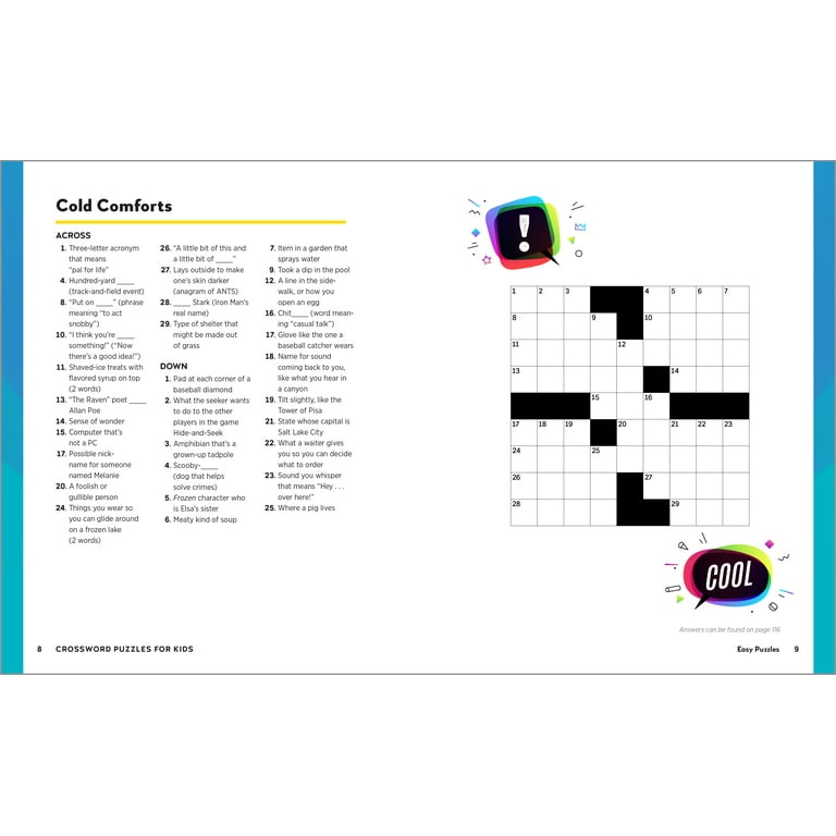 Crossword Puzzles for Kids: A Fun and Challenging Puzzle