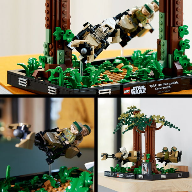 LEGO Star Wars Endor Speeder Chase Diorama Collectible Gift Star Wars Fans