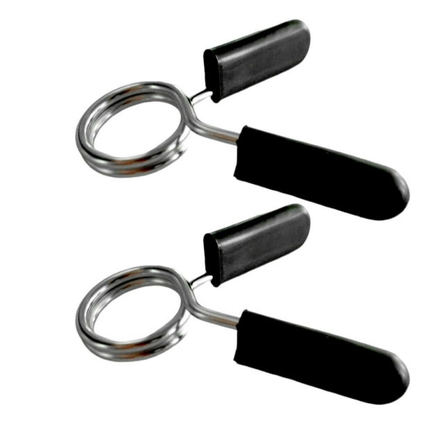 tredstone 2 Pcs Pinces à Ressort pour Haltères Entraînement Musculation Entraînement Physique Libération Rapide Clips 25mm