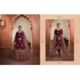 thumbnail image 6 of Indian Bridal Wear Designer Stitched Lengha Suits Pakistani Salwar Kameez Outfits ( Purple, M - 40 ), 6 of 8