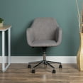 thumbnail image 4 of OFM Essentials Collection Upholstered Home Office Desk Chair, in Gray (ESS-2085-GRY), 4 of 8