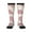3 Black, variant on Sparkling Ice Cream Pattern Women’s Knee High Crew Socks,Trouser Socks Comfortable, Breathable, Moisture-Wicking and Soft