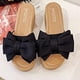 thumbnail image 4 of Mujeres Bowknot Beach Summer Pantuflas Plataforma Slope Heels Plus Size Shose Wmkox8yii  hj789, 4 of 6