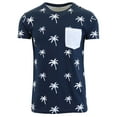 thumbnail image 6 of Mens Short Sleeve Crew Neck Printed T-Shirts With Chest Pocket, 6 of 7
