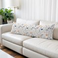 thumbnail image 3 of Watercolor Wildflowers Body Pillow Cover 20x54, Spring Pastoral Botanical Flowers Decorative Pillowcase with Zipper, Microfiber Pillow Protector, Soft Breathable Long Lumbar Pillowcases for Women, 3 of 9