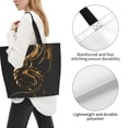 thumbnail image 3 of Fotbe Golden Dragon Tattoo Art Bolsa Tote Estética de Lona con Estampado para Mujer - Bolsa Reutilizable de Hombro Casual para Vacaciones, Compras, Trabajo y Gimnasio, 3 of 8