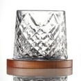 thumbnail image 1 of Pirouette Ashford Old Fashion Whiskey Glass With Bamboo Coaster 300ml Set of 4, 1 of 4