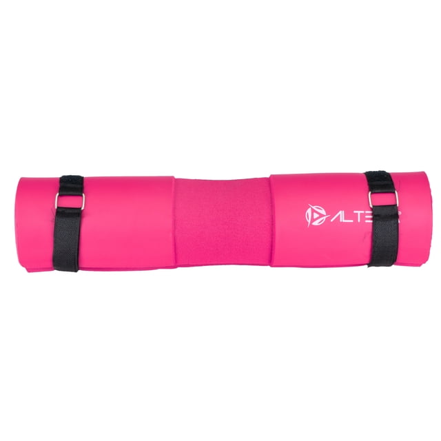 Almohadilla Para Barra Olímpica Altera ABO0518 Cojín Soporte para Cuello y Hombros Rosa