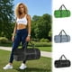 thumbnail image 1 of Bolsa de Deporte Plegable | Bolsa Deportiva Portátil para Hombre y Mujer | Bolsillo Interior | Ideal para Viajes y Camping | 50 X 24 Cm | Poliéster Negro | Ligera (50 G) | Almacenamiento Multiusos |, 1 of 6