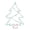 Green, variant on Vickerman 17" Reindeer Wire Silhouette with 35 LED Lights