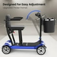 thumbnail image 4 of STACOO 4-Wheel Electric Mobility Scooter for Adults, Foldable Lightweight Design, Dual Batteries, 15.5 Miles Range, Supports 400 lbs, 4 of 10